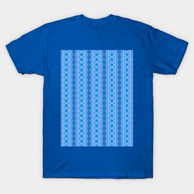 Complex Blue Stripes T-Shirt by Amanda1775